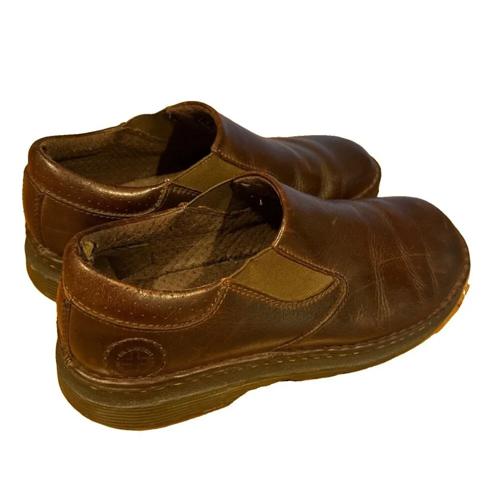 Dr. Martens Orson Slip-on Oxfords in Brown Leather US Men's 9/EU 42